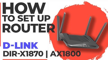 ✅ How to Set Up D-Link DIR-X1870 | How to Setup D-Link AX1800 DIR-X1870 WiFi Router