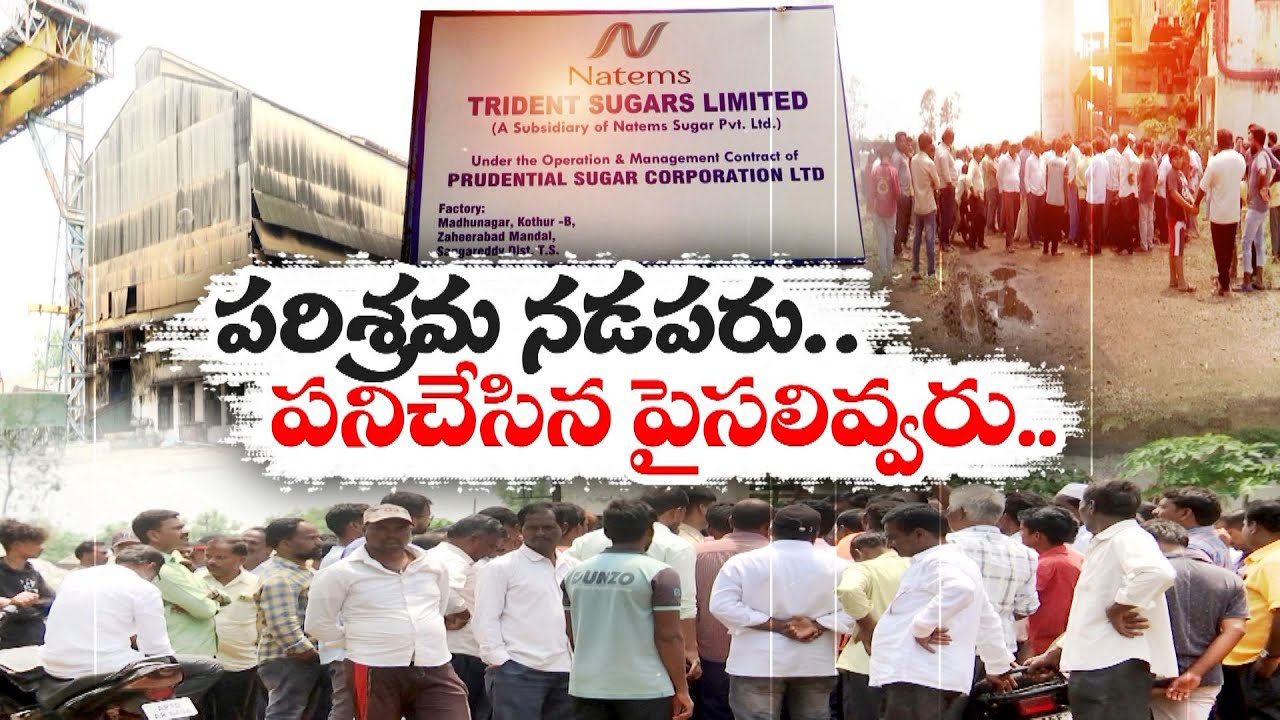 Special Story On Zaheerabad Trident Sugar Factory Labor Problems