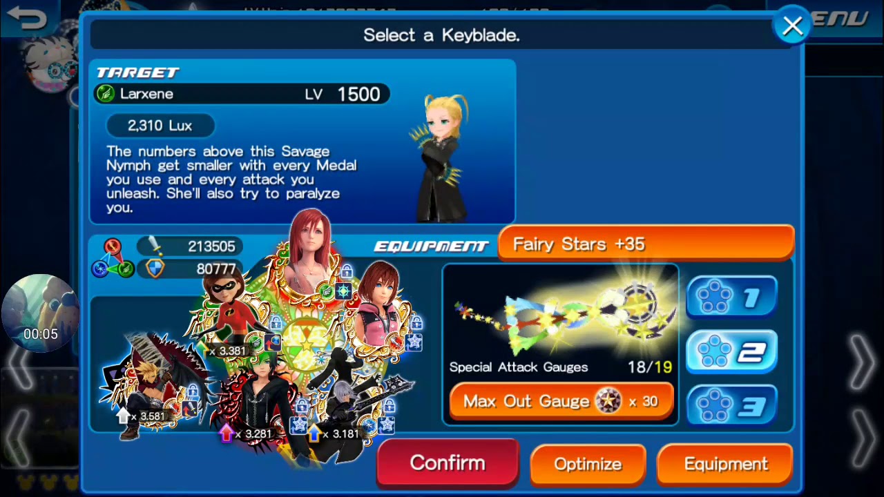 [KHUx Event]New XIII Event Challenge Larxene - Organization XIII Challenge Larxene 5/13