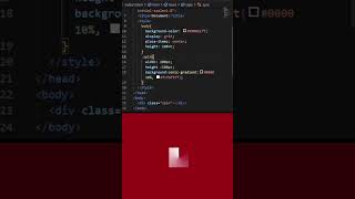 Spinner Loading Animation in Html and Css #shorts