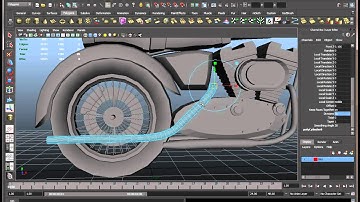 Maya Beginner Modeling Tutorial - Motorcycle ( Part 9 of 13 )