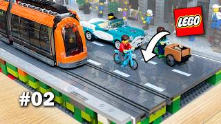 Building The Ultimate Lego Tram Boulevard Baibrick City Ep. 2