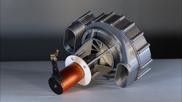 3D Printed Centrifugal Compressor | first part of a 3D Printed Centrifugal Turboprop engine
