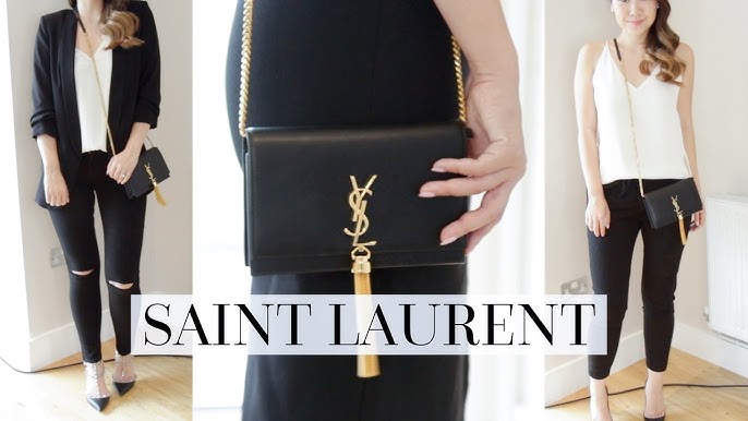 ysl wallet on chain outfit