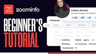 Zoominfo Tutorial For Beginners 2025