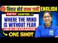 Class 11th English Poetry Chapter 1 One Shot Explanation Board Exam 2027
