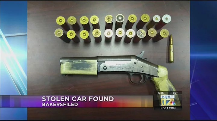 Man arrested for vehicle theft, illegal firearm possession