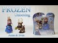 Frozen Anna And Sven Playing Toys Unboxing Doll