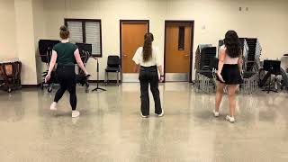 Seussical audition dance from the back ￼