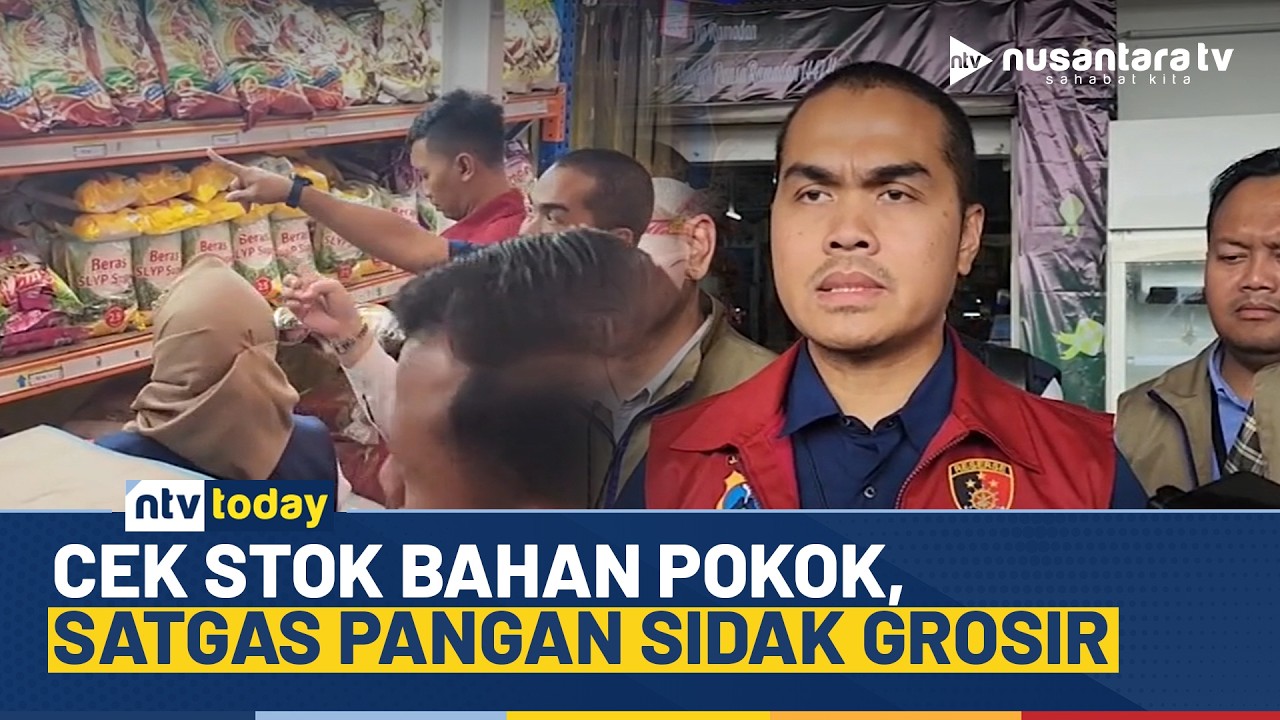 Satgas Pangan Polda Jatim Lakukan Sidak Ketersediaan Bahan Pokok di Surabaya | NTV TODAY