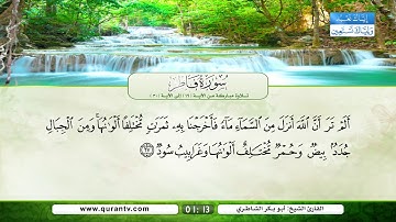 سورة فاطر | تلاوة مباركة من الآية 19 إلى الآية 30 | بصوت القارئ الشيخ أبو بكر الشاطري