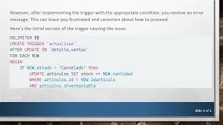 How to Effectively Create Conditions in a Trigger in MySQL