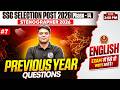 SSC Selection Post &amp; Stenographer English Classes 2026 | Previous Year Questions - 07 | By Vivek Sir