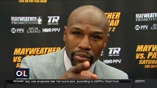 (WHOA!!!) FLOYD MAYWEATHER SHREDS ADRIEN BRONER; CALLS HIM A 