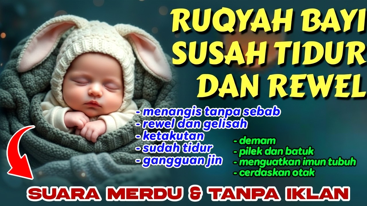 RAHASIA BAYI ANTI REWEL 🌙 Ruqyah Mandiri Untuk Anak: Tidur Nyenyak |  ASHRAF HUSAIN