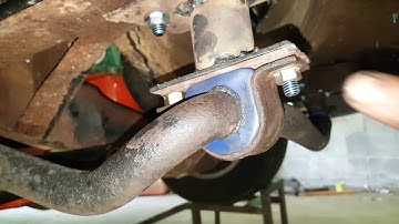 Tri-five 57 chevy sway bar install partt1