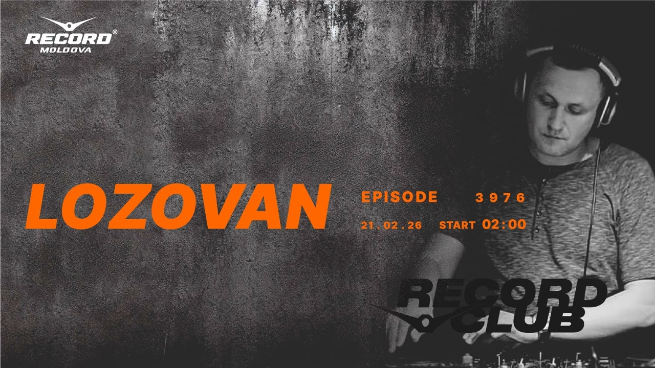 EDM House  music mix |  DJ LOZOVAN  | Radio RECORD Moldova | episode 3976 | 2026-21-02