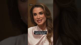 Jordan&#39;s Queen Rania al Abdullah discusses U.S. relationship with Israel #shorts