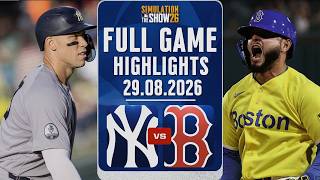 🔴LIVE🔴New York Yankees Vs Boston Red Sox Full Game Highlights Aug 29, 2026 Envivo MLB THE SHOW 26