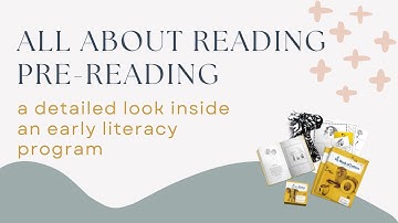 All About Reading Pre-Reading Early Literacy Program: A detailed look inside a pre-k reading program