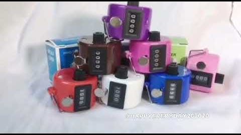 Golf Clicker 4 Digit Hand Held Tally Counter Manual Counting 4 Digit Number Manual Clicker