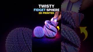 This Spiky 3D Print Actually Twists Open 🤯 | Satisfying Fidget Sphere