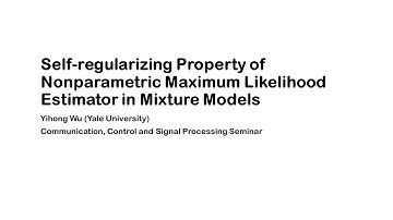 Self-regularizing Property of Nonparametric Maximum Likelihood Estimator in Mixture Models