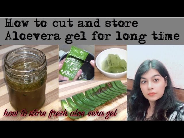 How to Store Aloe Vera Gel for Long time (Hindi) | how to store aloe vera  gel at home | aloevera gel