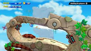 Sonic Superstars ⁴ᴷ Sky Temple Zone (2-Players) Sonic & Tails