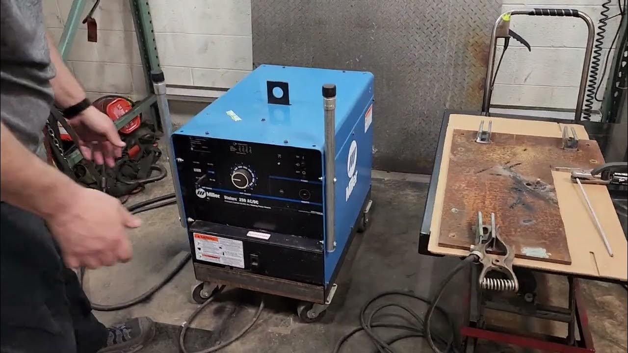 Miller Dialarc 250 AC/DC Stick Welding Power Source 901564 - YouTube