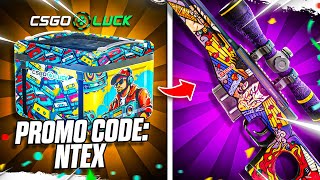 300$ Crazy Case Battle ! CSGOLUCK PROMO CODE 2025