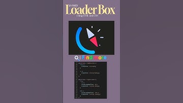 Compass Loader Animation Using HTML and CSS,, Follow us for Source code,, I will pin in comment..