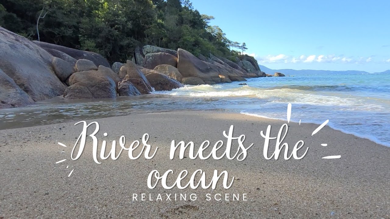 - RELAXING - 3+ Hours of Ocean Sounds & Waves - Gentle Music - Brazilian Beach - ASMR Positive Sleep