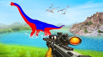 Wild Dino Hunting - Zoo Hunter Dinosaur Games - Android Gameplay #4