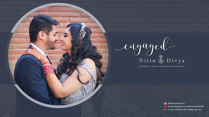 Nitin & Divya Ring Ceremony Cinematic Highlight ||...