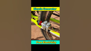 DIY Bicycle Generator😎 | How to generate electricity with cycle | #shorts #generator #shortsindia