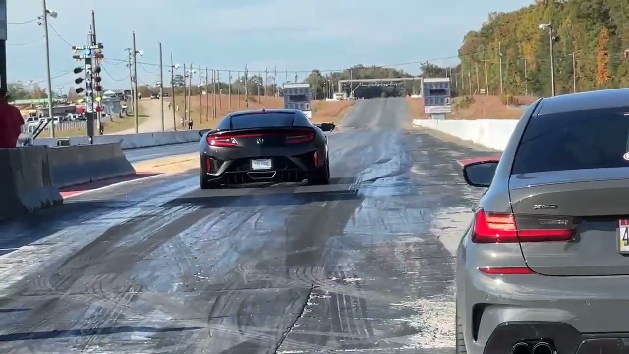 World record  NC1 Acura NSX drag strip fastest 1/4 mile time 10.3@134mph for 2nd gen nsx