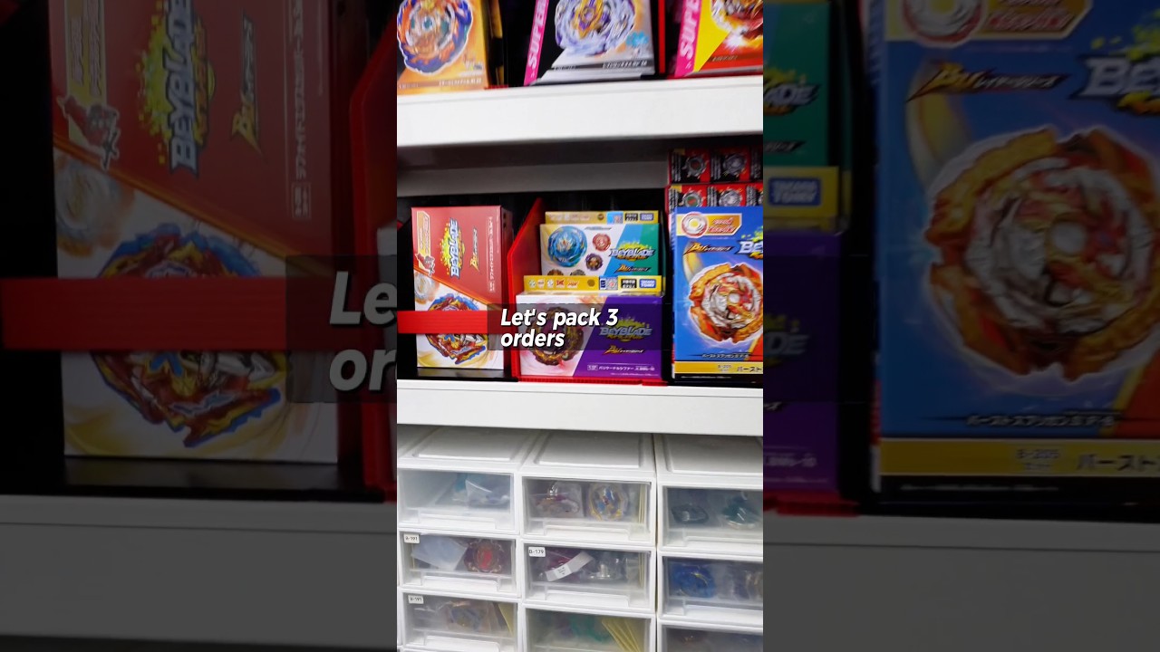 Let's Pack Another 3 Beyblade Burst Orders