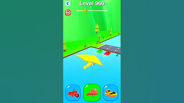 Shape-shifting Lv-960 Funny Race Gameplay new hyper casual games #shapeshifting #gameplay #shorts