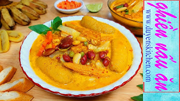 Cà Ri Chuối Sáp Nấu Chay | Cà Ri Chay | Món Ăn Chay By Duyen