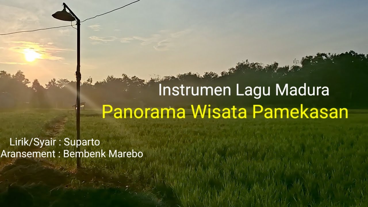 Instrument lagu Madura !! Panorama Wisata Pamekasan