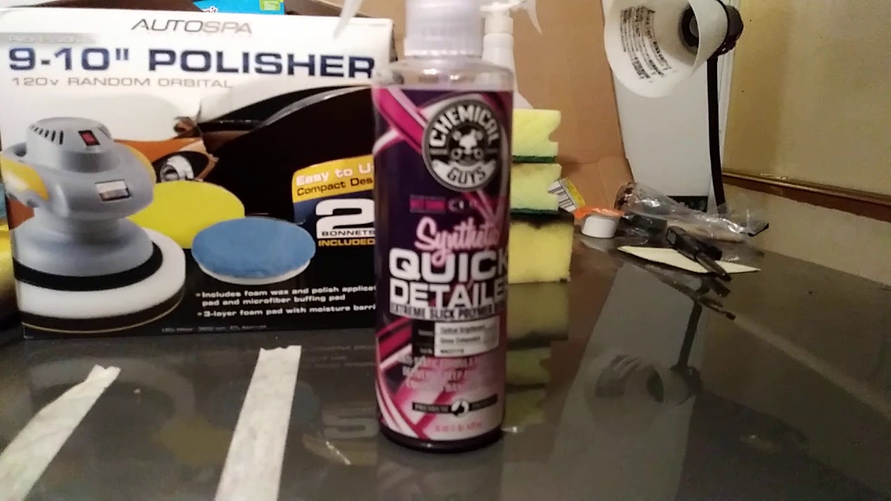Chemical guys quick detailer works great as a waterless wash YouTube