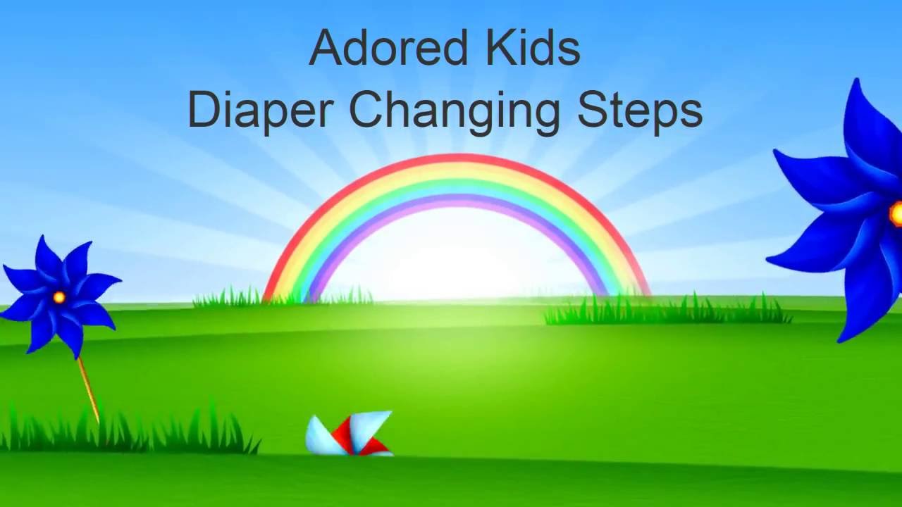 diaper changing steps
