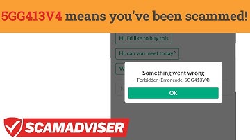 OfferUp error code 5GG413V4 could mean that you