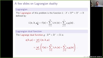 Lecture 8 on kernel methods: Supervised learning, support vector machines (SVM)