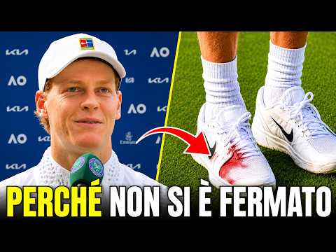 Video Jannik Sinner Rivela Finalmente Perché Ha Continuato a Giocare Nonostante il Sangue