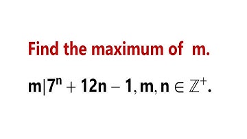 A nice number theory problem. You should learn this method.