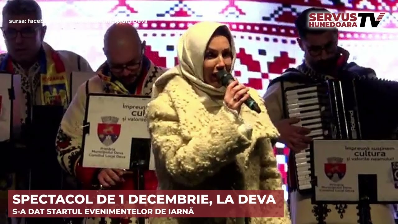 Spectacol DE 1 DECEMBRIE, LA DEVA! S-a dat startul evenimentelor de iarnă