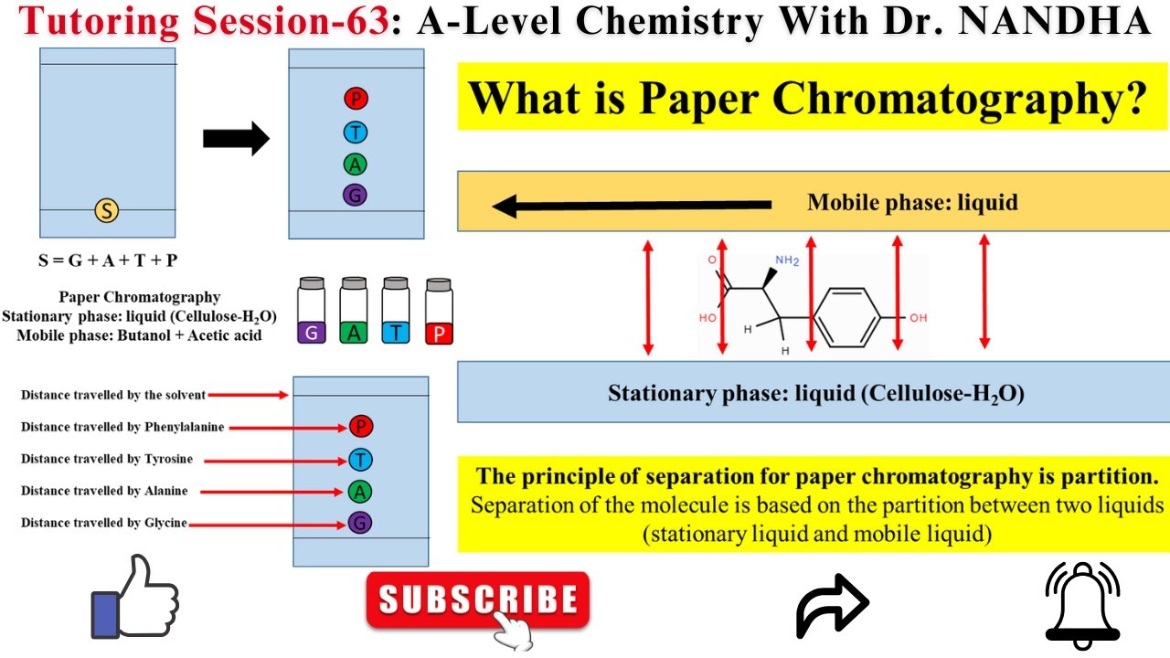 PAPER CHROMATOGRAPHY | SEPARATION Principle | modified paper | Detection methods | applications