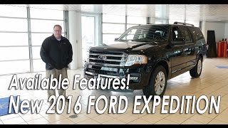 The New 2016 Ford Expedition - Available Features